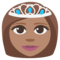 Princess - Medium emoji on Emojione